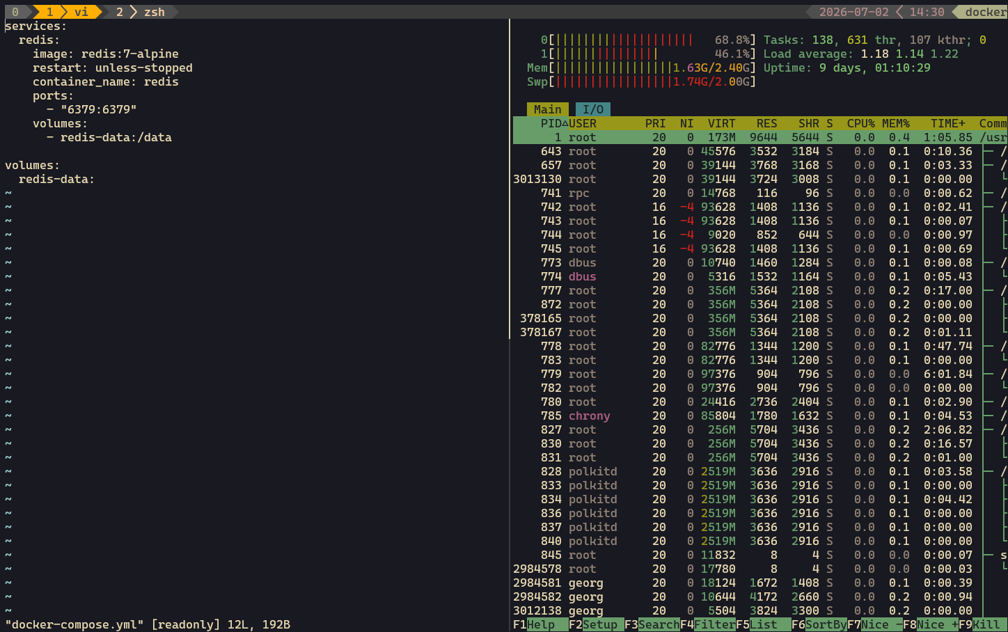 Tmux – Configuration, Cheat Sheet, and Automated Installation with Ansible
