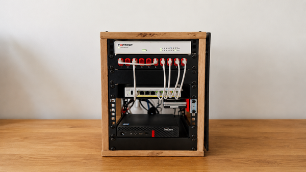 Oak Mini Rack 8HE – Bringing Forest-Grade Stability to My Homelab